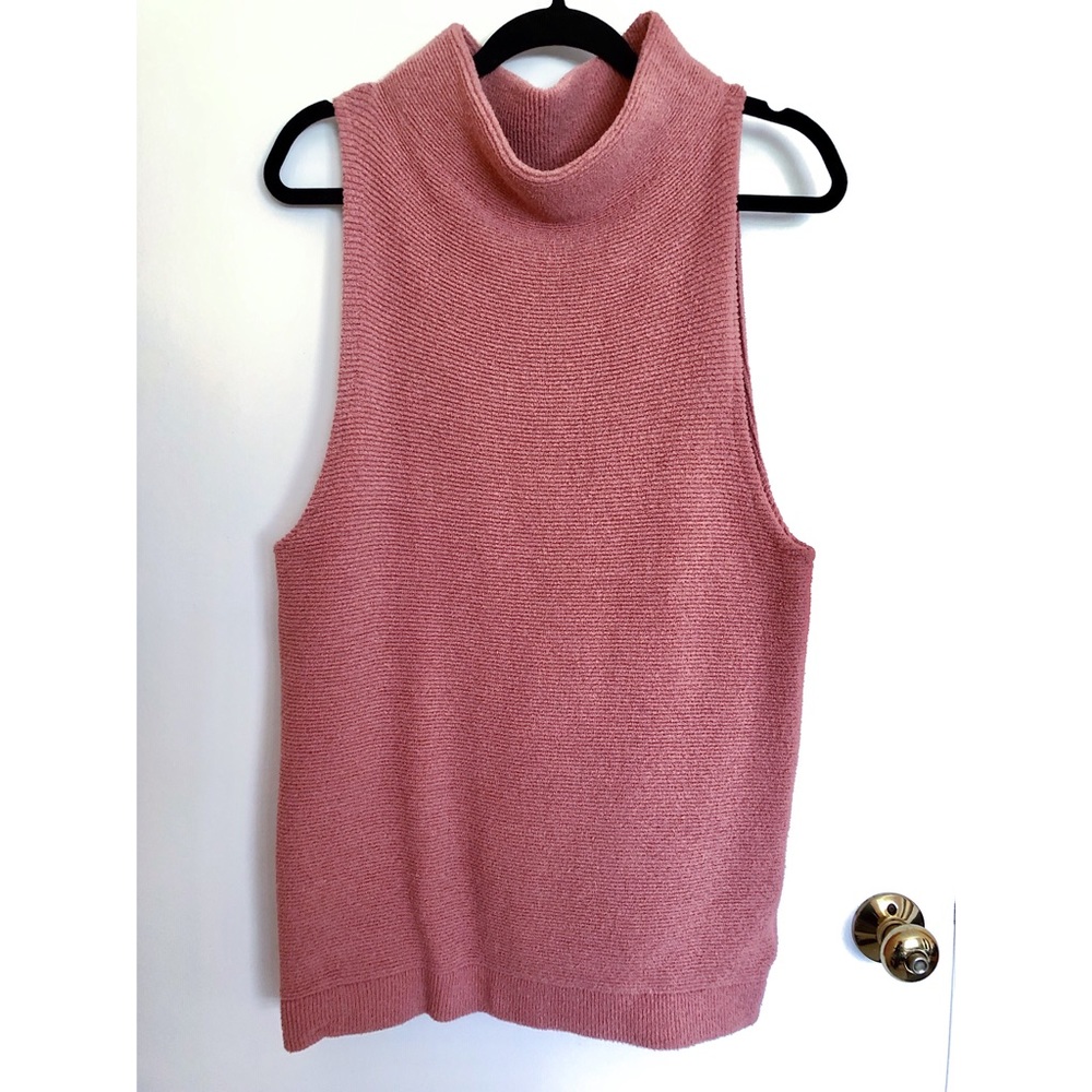 Free People sleeveless turtleneck sweater